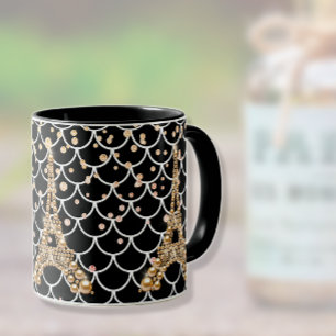 Champagne Eiffel Torn Mugg