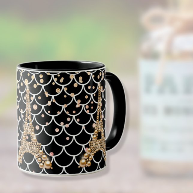 Champagne Eiffel Torn Mugg (Skapare uppladdad)