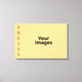 Champagne Family Namn Photo Visning Kanvastryck