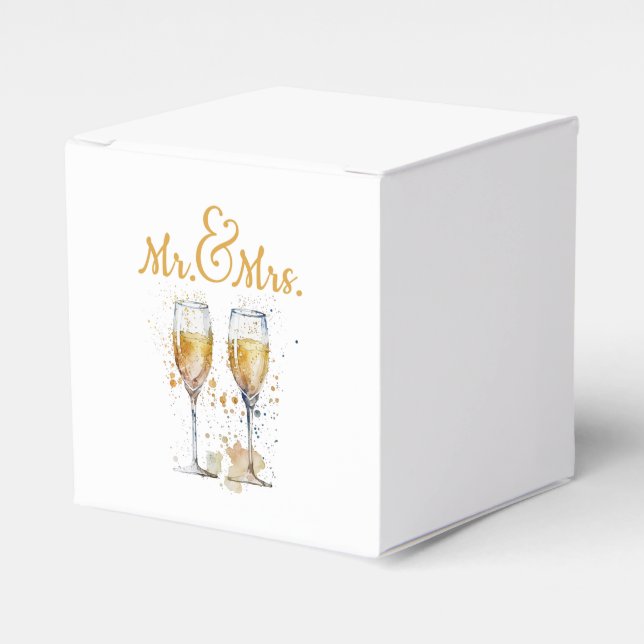 Champagne Firande Presentaskar (Framsidan Sidan)