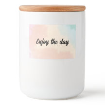 Champagne flaska-etikett njut av dagsetiketten