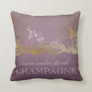Champagne för drink för vatten för spara för l kudde