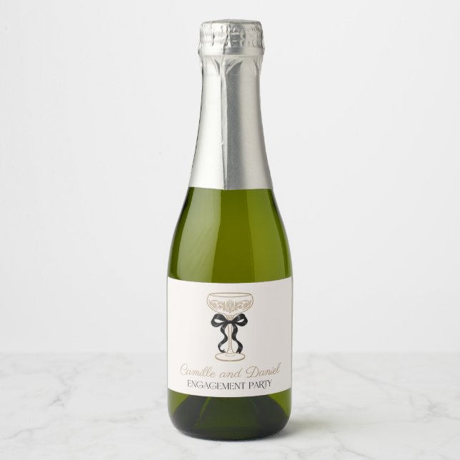 Champagne Förlovningsfest Mini (Framsida)