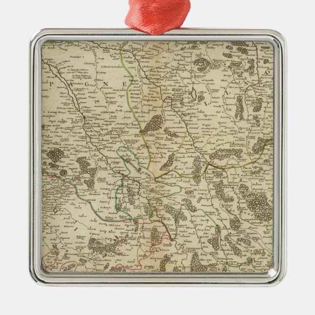 Champagne frankrike julgransprydnad metall (Framsidan)