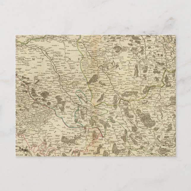 Champagne, Frankrike Vykort (Framsida)