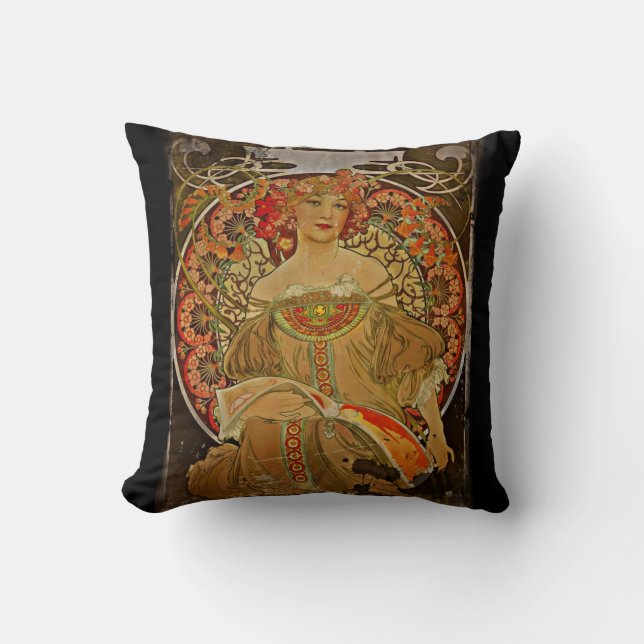 Champagne GIrl c1897 Kudde (Framsida)
