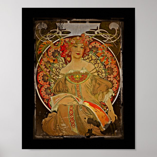 Champagne GIrl c1897 Poster (Framsidan)
