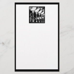 Champagne Glass Brevpapper