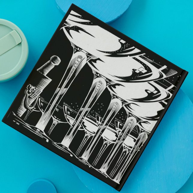 Champagne Glass Inbjudningar (Skapare uppladdad)