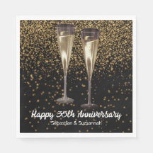 Champagne Glass Personligt bröllp-årsdag Party