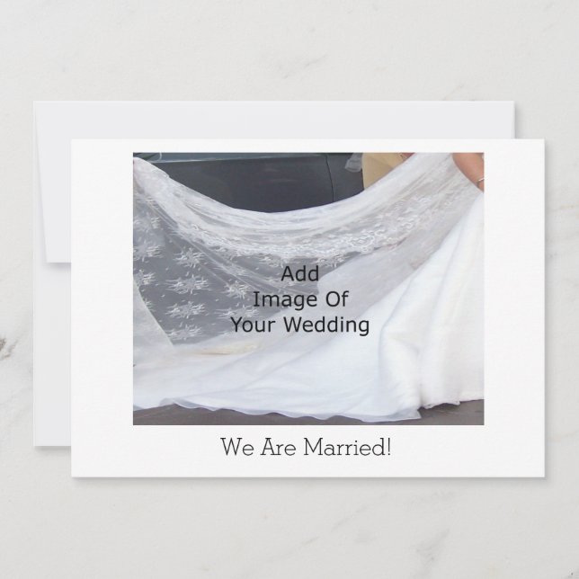 Champagne Glasses Simple Wedding Announcement Card Inbjudningar (Framsida)