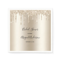 Champagne Glitter Drip Möhippa Glam Trendig