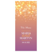 Champagne-gnistra, fyra-menyn