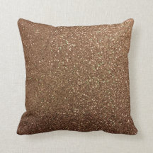 Champagne Guld Glitter faux Dekorativ kudde