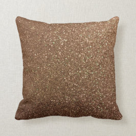 Champagne Guld Glitter faux Dekorativ kudde