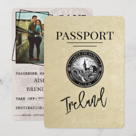 Champagne Ireland Passport Spara datum Datumet