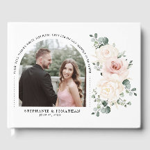 Champagne Ivory  Rosa Blommigt Bröllop Photo