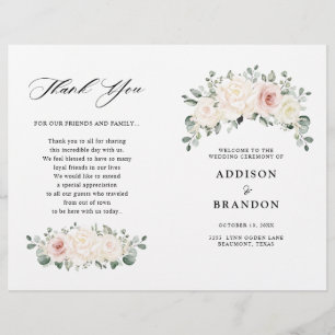 Champagne Ivory Rosa Blommigt Greenery Bröllop