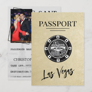 Champagne Las Vegas-passet Spara datumet