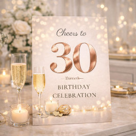 Champagne Lights 30-årsfirande Inbjudan