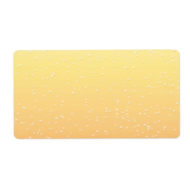 Champagne med små bubblor Background Art Fraktsedel (Framsidan)