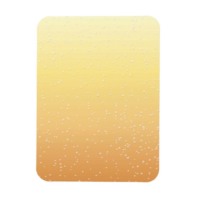 Champagne med små bubblor Background Art Magnet (Vertikal)