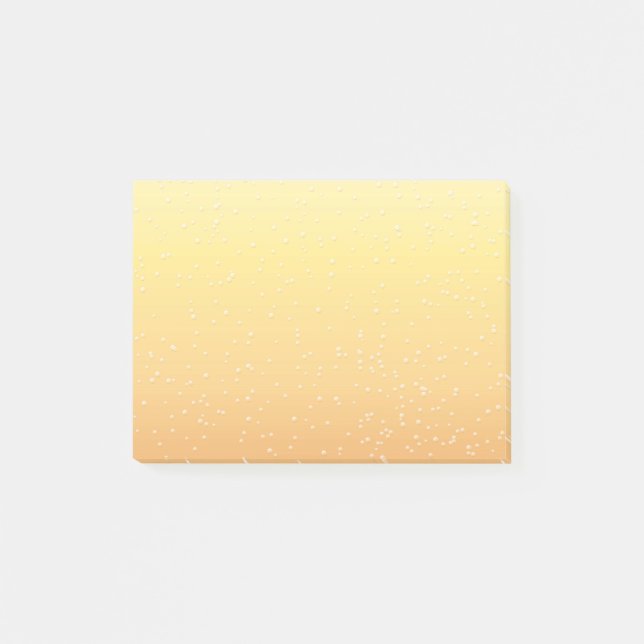 Champagne med små bubblor Background Art Post-it Block (Framsida)