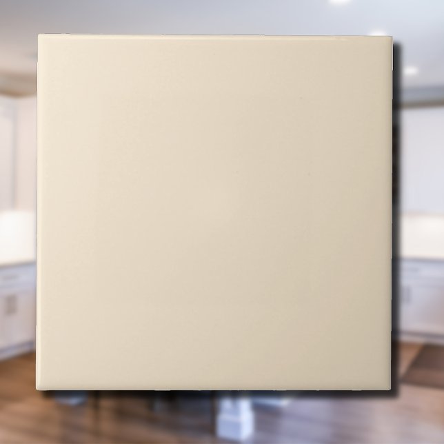 Champagne Metallic Solid Färg | Klassisk Elegant Kakelplatta (Skapare uppladdad)