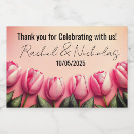 Champagne mini flaskor gynnar personlig