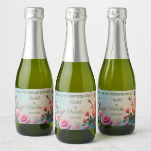Champagne mini flaskor gynnar personlig