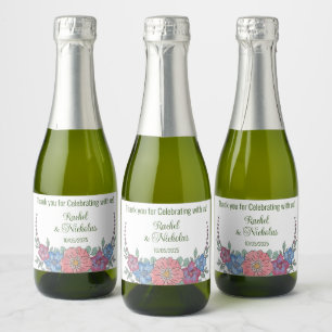 Champagne mini flaskor gynnar personlig