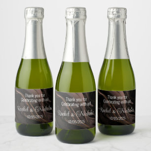 Champagne mini flaskor gynnar personlig