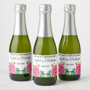 Champagne mini flaskor gynnar personlig