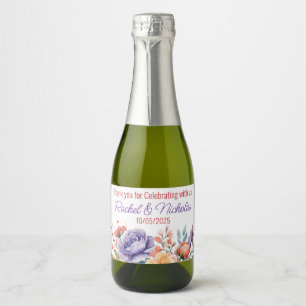 Champagne mini flaskor gynnar personlig sparkli