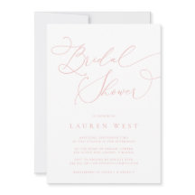 Champagne  Modern Inbjudningskort för möhippan