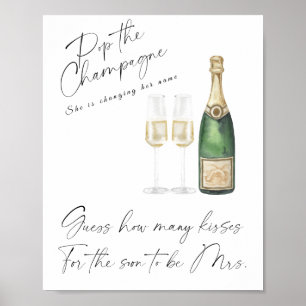 Champagne Möhippa - hur många kyssar spelar? Poster
