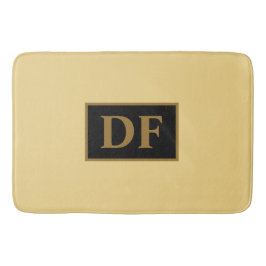 Champagne Monogrammed Bath Mat Badrumsmatta