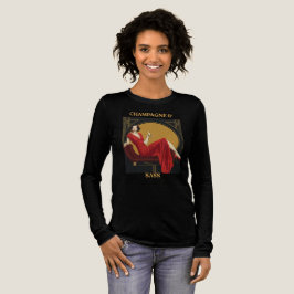 Champagne och Sass Sleved t Shirt