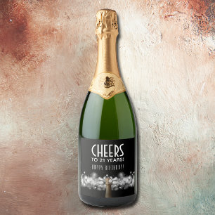 Champagne on Black