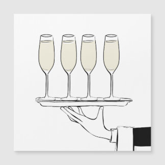 Champagne på ett magasin