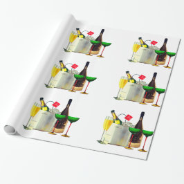 Champagne Party Wrapping Papper Presentpapper