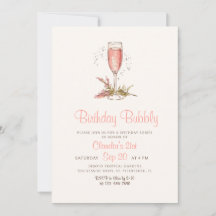 Champagne Peach Apricot Birthday