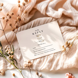 Champagne Pearl Bow Graduation OSA Kort