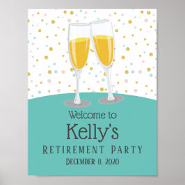 Champagne pension Party Poster