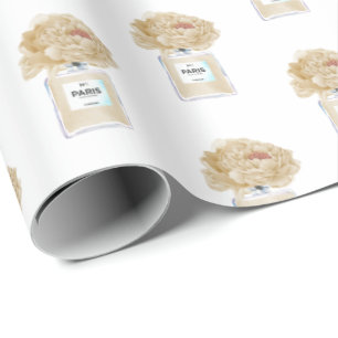 Champagne Pioner och Parfym Blommig Presentpapper