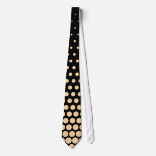 Champagne Polka dots Modern Black Slips