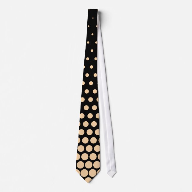 Champagne Polka dots Modern Black Slips (Framsida)