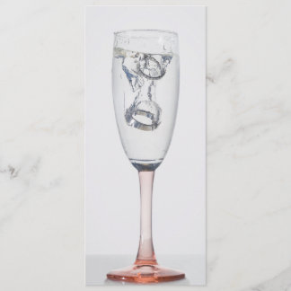 Champagne ringar bröllopsinbjudan inbjudningar