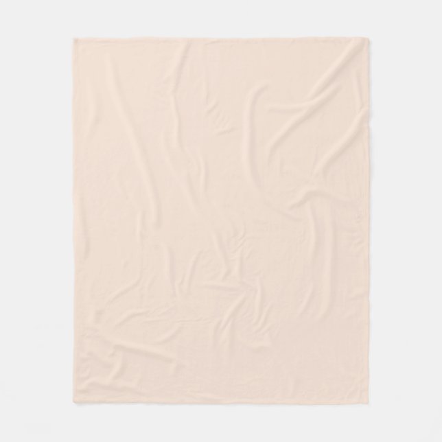 Champagne rosa enfärgad fleecefilt (Framsidan)