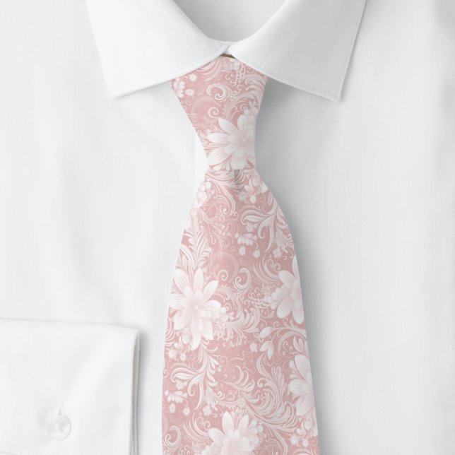 Champagne Rosa Floral Batik Slips (Skapare uppladdad)